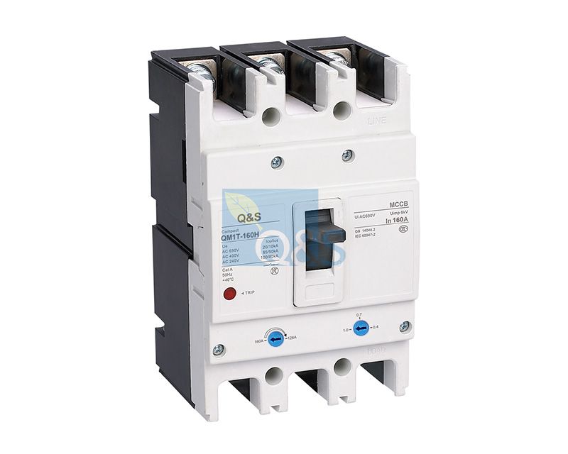 QM1T Thermo-magnetic double adjustable type MCCB