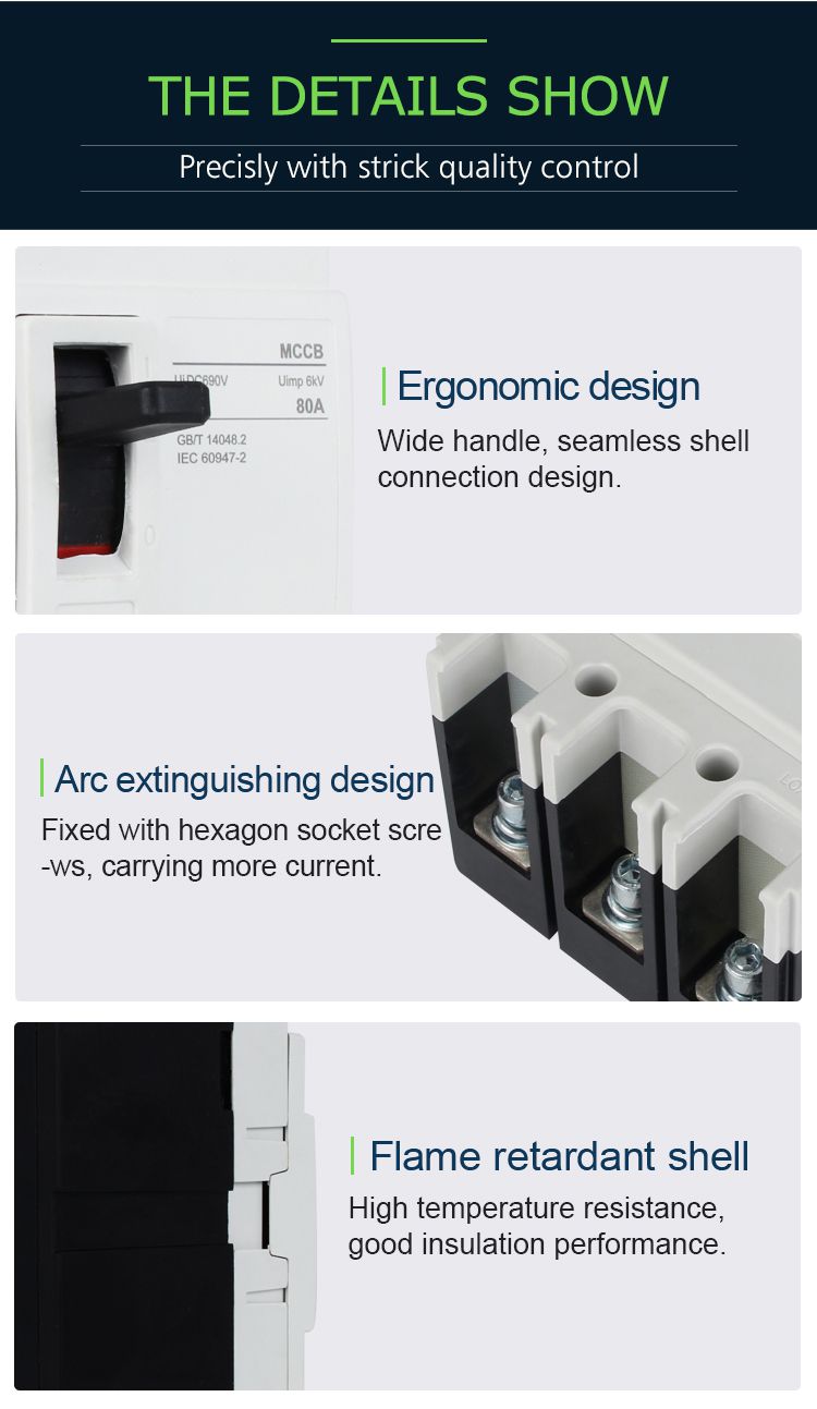 QM1DC Thermo-magnetic type DC MCCB