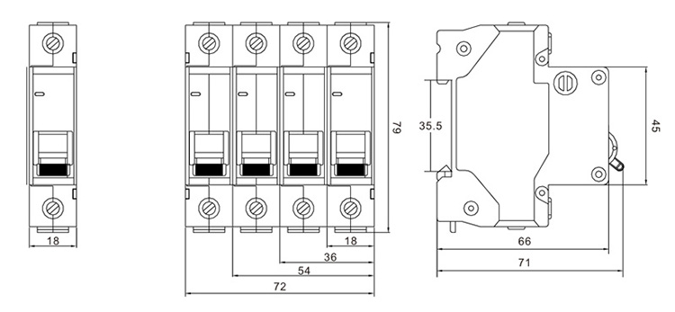 DZ47-63s mcb miniature circuit breaker