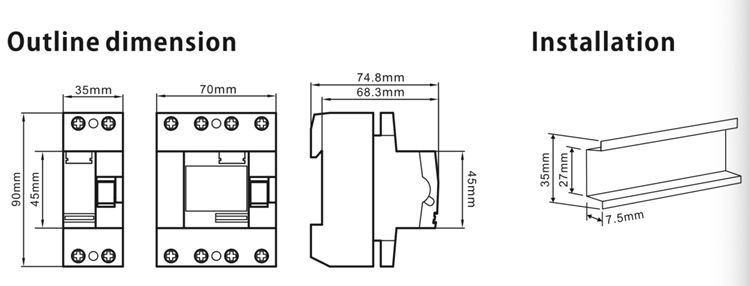 F360 rccb residual current circuit breaker