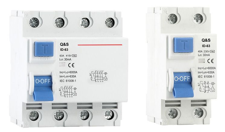 ID rccb residual current circuit breaker